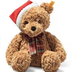Steiff Jimmy Christmas Teddy Bear Stuffed Plush, 12 Inches